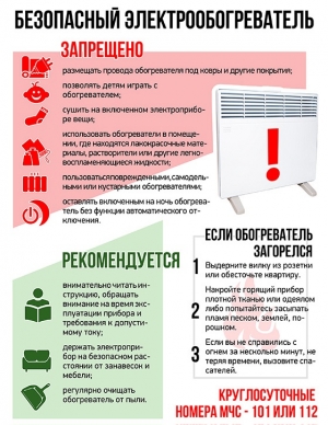 Безопасный электрообогреватель