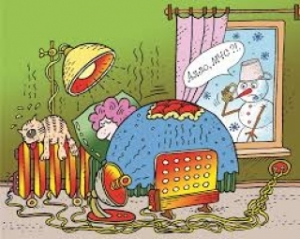 Безопасный электрообогреватель 