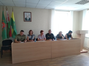 Рассмотрение граждан на заседании районного ОПОП по пожарной безопасности в Сенненском районе