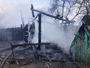 На пожаре в Хойникском районе травмировался ребенок