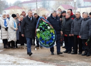 Мітынгі, прысвечаныя Дню памяці воінаў-інтэрнацыяналістаў і 35-годдзю вываду савецкіх войскаў з Афганістана, прайшлі ў Сянно і ў г. п. Багушэўску<br />