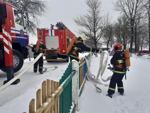 <p>Тренировочная эвакуация</p>