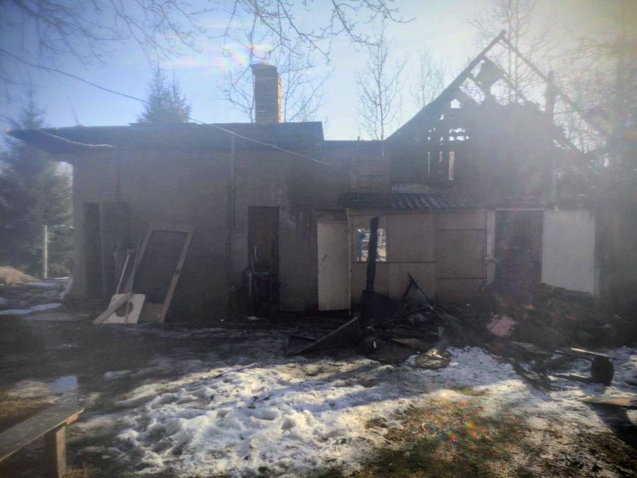 Вчера в 13.05 в д. Рыбное Богушевского сельсовета горела баня