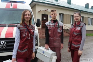 <p>Медыкі, іншы персанал службы хуткай дапамогі: ў рэжыме павышанай гатоўнасці</p>