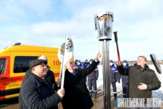 У вёску Ског Сенненскага раёна праведзены прыродны газ<br />