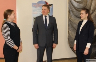 Старшыня Сенненскага райвыканкама сустрэўся з педагогамі і навучэнцамі Машканскай школы<br />