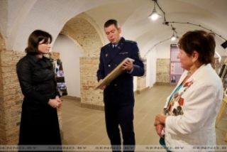 Здымачная група тэлеканала "Расія-РТР" сёння працавала ў Сянно<br />