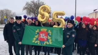 Аўтамарафон у гонар 85-годдзя Віцебскай вобласці стартаваў па райцэнтрах рэгіёна<br />