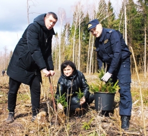 <p>Участие в республиканской акции «Неделя леса - 2021»