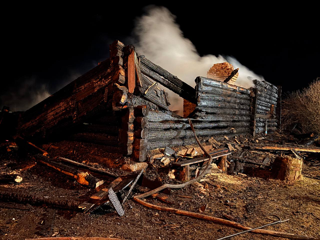 Короткое замыкание привело к пожару