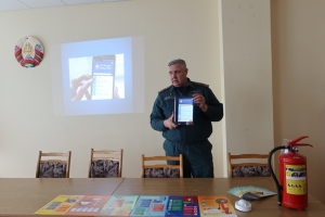 Заместитель начальника областного управления МЧС с рабочим визитом посетил Сенненский район